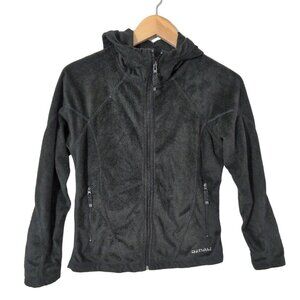 Denali Fleece Hoodie Jacket Womens S Black Zip Up‎ Outdoor Layer Gorpcore Active